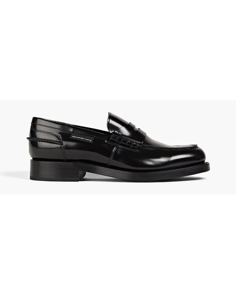 Alexander Wang Polished leather loafers - Black Black