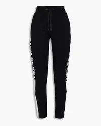 Dolce & Gabbana French cotton-blend terry track pants - Black Black