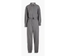 Belted cashmere jumpsuit - Gray