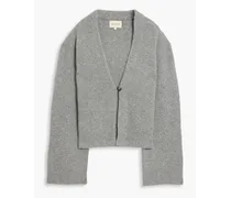 Cashmere-blend cardigan - Gray