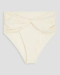 Magda Butrym Twisted mid-rise bikini briefs - White White