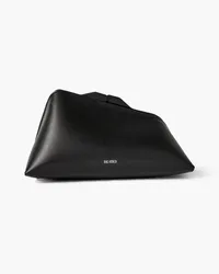 ATTICO 8.30 PM leather clutch - Black Black