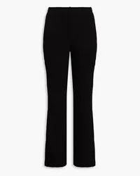 Vince Ribbed-knit flared pants - Black Black