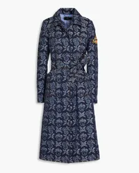 Etro Cotton-blend jacquard coat - Blue Blue