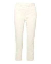 Nili Lotan Montauk cropped cotton-twill slim-leg pants - White White