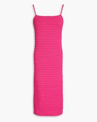 Adam Lippes Pointelle-knit midi dress - Pink Pink