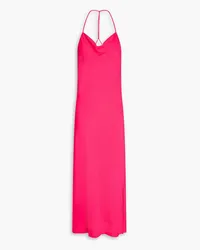 ba&sh Crepe midi slip dress - Pink Pink