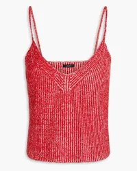 Joseph Mélange ribbed-knit top - Red Red