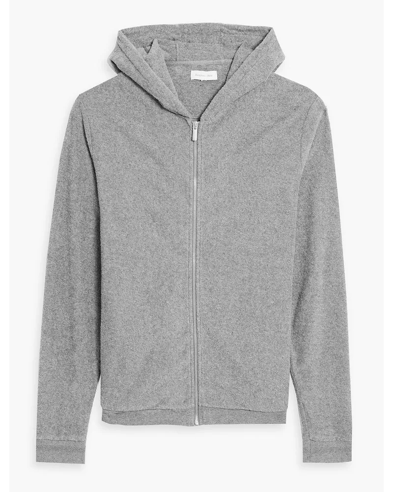 Hamilton and Hare Cotton-terry zip-up hoodie - Gray Gray