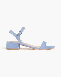 Stuart Weitzman Dancer 35 suede sandals - Blue Blue