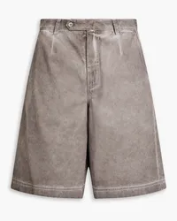 Dolce & Gabbana Faded denim shorts - Gray Gray