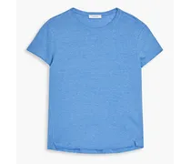 Easy True linen-jersey T-shirt - Blue