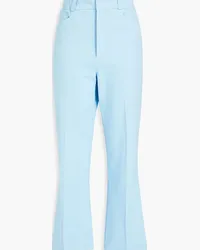 RE/DONE 70s cotton-gaberdine straight-leg pants - Blue Blue