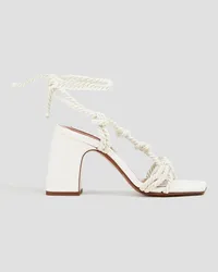 Zimmermann Knotted cord sandals - White White