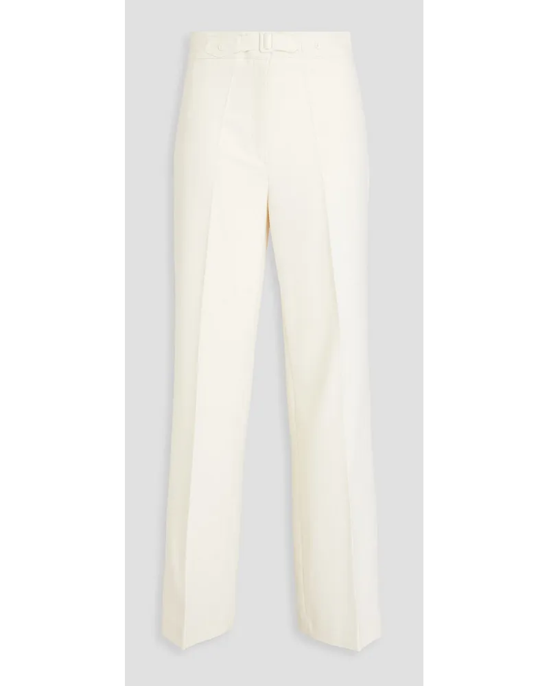 Maje Crepe bootcut pants - White White