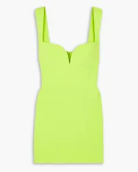 Alex Perry Auden crepe mini dress - Green Green