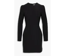Stretch-jersey mini dress - Black