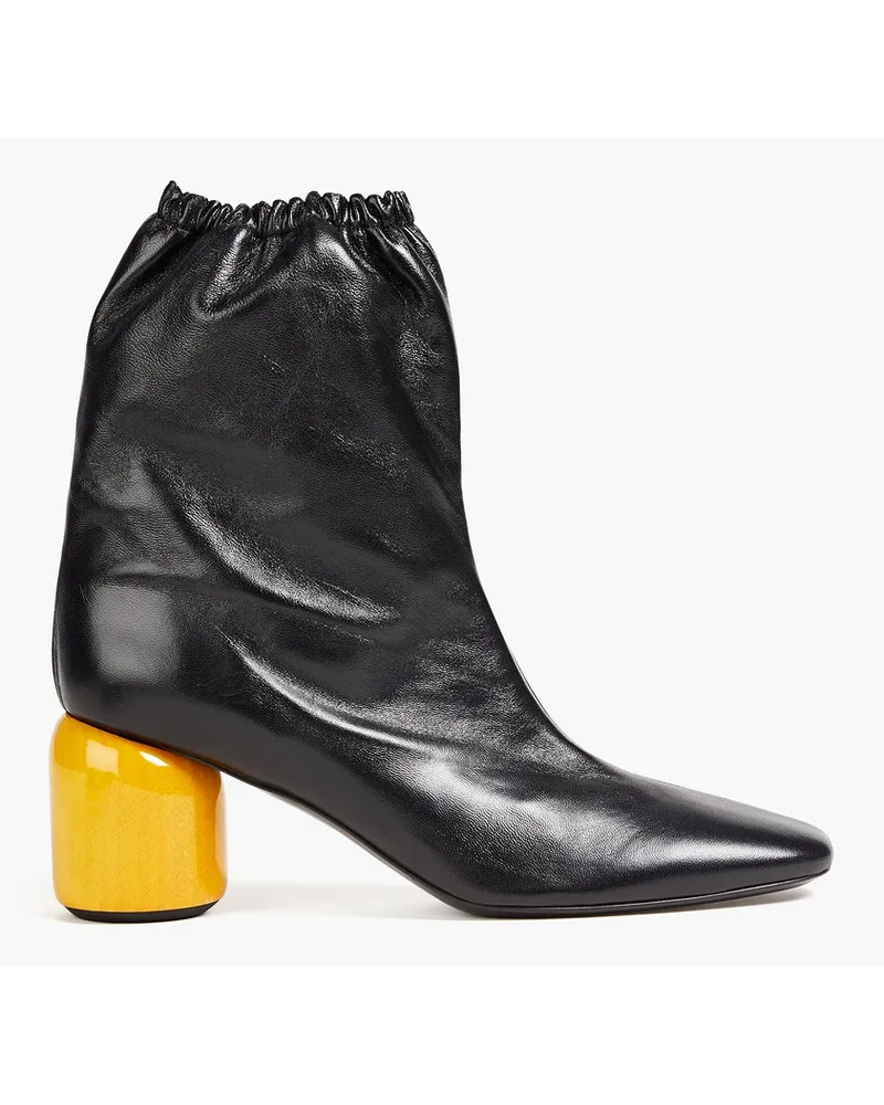 Jil Sander Nikki leather ankle boots - Black Black