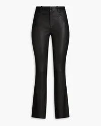 Vince Leather bootcut pants - Black Black