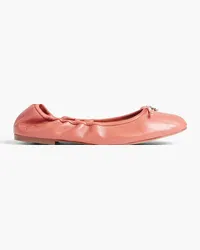 Sam Edelman Felicia bow-detailed leather ballet flats - Pink Pink