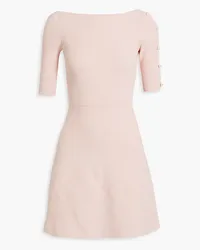 RED Valentino Bow-detailed knitted mini dress - Pink Pink