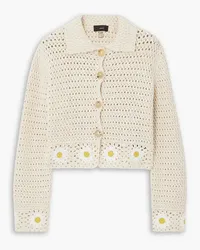 Alanui Daisy crocheted cotton jacket - Neutral Neutral