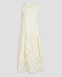 Ulla Johnson Stella broderie anglaise cotton midi dress - White White