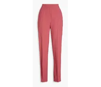 Maxima crepe straight-leg pants - Pink