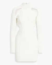 Hervé Léger Cutout bandage mini dress - White White