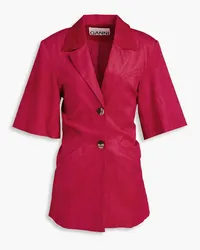 Ganni Cotton-blend corduroy blazer - Pink Pink