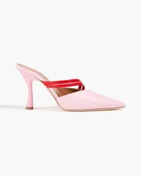 Malone Souliers Tia two-tone leather mules - Pink Pink