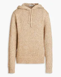 Sandro Mélange knitted hoodie - Neutral Neutral