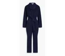 Expedition cropped TENCEL™-blend twill jumpsuit - Blue