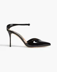 Sergio Rossi Vernice patent-leather mules - Black Black