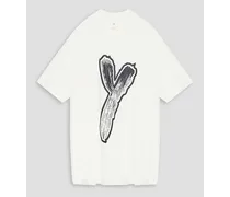 Logo-print cotton-jersey T-shirt - White