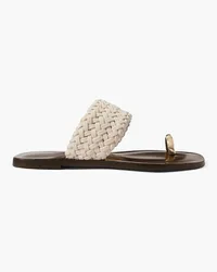 Emme Parsons Agnes woven suede sandals - Neutral Neutral