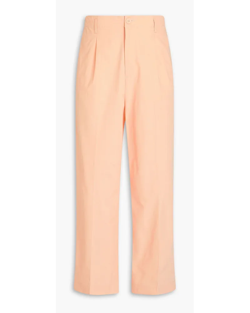 Kitsuné Cotton-ripstop pants - Orange Orange