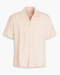 Sandro Pinstriped poplin shirt - Pink Pink