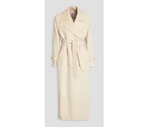 Christie double-breasted wool coat - White