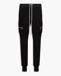 Rick Owens Cotton-jersey cargo pants - Black Black