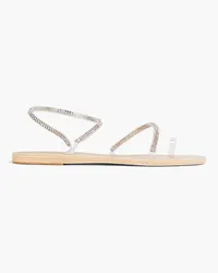 Ancient Greek Sandals Irina crystal-embellished PVC sandals - Neutral Neutral