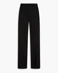 Claudie Pierlot Satin-crepe straight-leg pants - Black Black