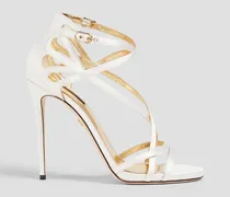 Satin sandals - White