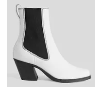 Axis leather ankle boots - White