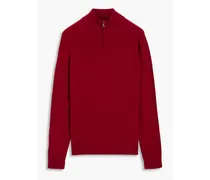 Cashmere half-zip sweater - Red