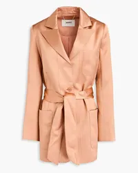 Zimmermann Belted shantung blazer - Pink Pink