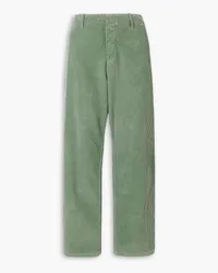 Fortela Jamie cotton-corduroy straight-leg pants - Green Green