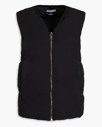 Jacquemus Carozzu padded shell vest - Black Black