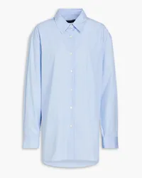 Nili Lotan Yorke cotton-chambray shirt - Blue Blue