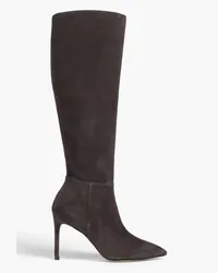 Stuart Weitzman Avenue 95 suede knee boots - Gray Gray